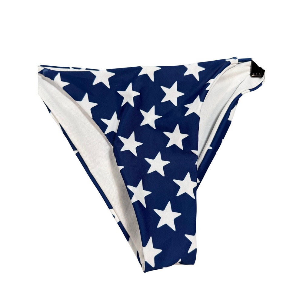 Sunwinga American Flag Bikini Set Small Stars Stripes Tie Side Swimwear 4th New - Picture 10 of 12